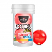 Лубрикант на масляной основе Hot Ball Plus с охлаждающе-разогревающим эффектом (2 шарика по 3 гр.) - HotFlowers - купить с доставкой в Миассе