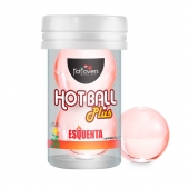 Лубрикант на масляной основе Hot Ball Plus с разогревающим эффектом (2 шарика по 3 гр.) - HotFlowers - купить с доставкой в Миассе