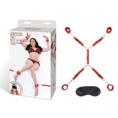Красная фиксация на матрас Classic Bedspreader - Lux Fetish - купить с доставкой в Миассе