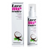 Съедобное согревающее массажное масло Love Me Tender Cocos с ароматом кокоса - 100 мл. - Love to Love - купить с доставкой в Миассе