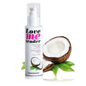 Съедобное согревающее массажное масло Love Me Tender Cocos с ароматом кокоса - 100 мл. - Love to Love - купить с доставкой в Миассе