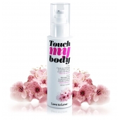 Силиконовый лубрикант 2-в-1 Touch My Body с ароматом вишнёвого цвета - 100 мл. - Love to Love - купить с доставкой в Миассе