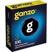 Презервативы увеличенного размера Ganzo XXL - 3 шт. - Ganzo - купить с доставкой в Миассе