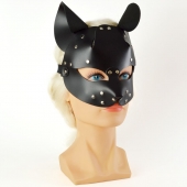 Черная кржаная маска Pussy - Sitabella - купить с доставкой в Миассе