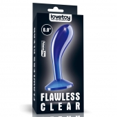 Синяя анальная втулка Flawless Clear Prostate Plug 6.0 - 15 см. - Lovetoy - в Миассе купить с доставкой