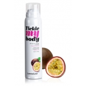 Массажная хрустящая пенка Tickle my body с ароматом маракуйи - 150 мл. - Love to Love - купить с доставкой в Миассе