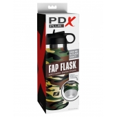 Мастурбатор в камуфляжной колбе Fap Flask - Pipedream - в Миассе купить с доставкой