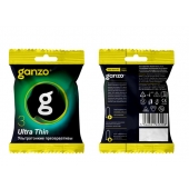 Ультратонкие презервативы Ganzo Ultra thin в мягкой упаковке - 3 шт. - Ganzo - купить с доставкой в Миассе