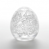 Мастурбатор-яйцо Keith Haring EGG PARTY - Tenga - в Миассе купить с доставкой