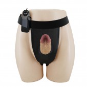 Полый вибрострапон на регулируемых трусиках Draven - 17,5 см. - Baile - купить с доставкой в Миассе