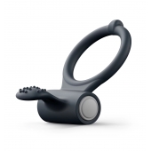 Черное эрекционное кольцо Power Clit - Dorcel - в Миассе купить с доставкой