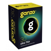 Супертонкие презервативы Ganzo Ultra thin - 30 шт. - Ganzo - купить с доставкой в Миассе