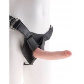 Страпон на виниловых трусиках Strap-on Harness Cock - 17,8 см. - Pipedream - купить с доставкой в Миассе