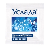 Гель-лубрикант «Услада с серебром» - 3 гр. - Биоритм - купить с доставкой в Миассе
