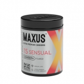 Анатомические презервативы MAXUS Sensual - 15 шт. - Maxus - купить с доставкой в Миассе