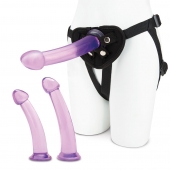 Тренировочный набор с тремя насадками Pegging Training Set - Lux Fetish - купить с доставкой в Миассе