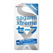 Презервативы Sagami Xtreme Ultrasafe с двойным количеством смазки - 10 шт. - Sagami - купить с доставкой в Миассе