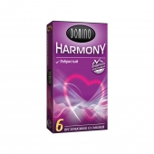 Презервативы с рёбрышками Domino Harmony - 6 шт. - Domino - купить с доставкой в Миассе