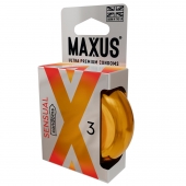 Презервативы анатомической формы Maxus Sensual - 3 шт. - Maxus - купить с доставкой в Миассе