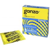 Классические презервативы с обильной смазкой Ganzo Classic - 3 шт. - Ganzo - купить с доставкой в Миассе