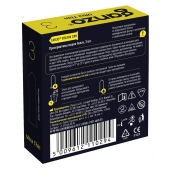 Ультратонкие презервативы Ganzo Ultra thin - 3 шт. - Ganzo - купить с доставкой в Миассе