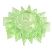 Зеленое эрекционное кольцо-солнце - Toyfa Basic - в Миассе купить с доставкой