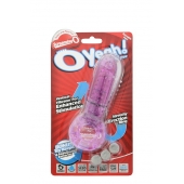 Фиолетовое эрекционное кольцо с вибрацией и пальчиком OYEAH PURPLE - Screaming O - в Миассе купить с доставкой
