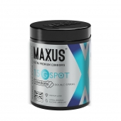 Гладкие презервативы Maxus G spot с двойной спиралью - 15 шт. - Maxus - купить с доставкой в Миассе