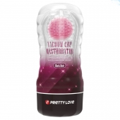 Прозрачный текстурированный мастурбатор Vacuum Cup Masturbator Black Hole - Baile - в Миассе купить с доставкой