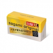 Презервативы увеличенного размера Sagami Original 0.02 XL-size - 12 шт. - Sagami - купить с доставкой в Миассе