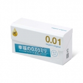 Увлажнённые презервативы Sagami Original 0.01 Extra Lub - 12 шт. - Sagami - купить с доставкой в Миассе