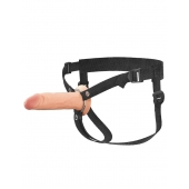 Полый страпон на ремнях 6’’ Hollow Silicone Strap-on - Pipedream - купить с доставкой в Миассе