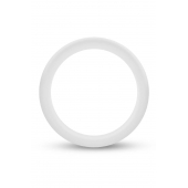 Белое люминесцентное эрекционное кольцо Silicone Glo Cock Ring - Blush Novelties - в Миассе купить с доставкой