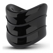 Черное эрекционное кольцо на мошонку Beef Ball Stretcher Snug X Long - Blush Novelties - в Миассе купить с доставкой