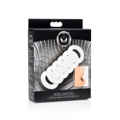 Комплект из 6 прозрачных эрекционных колец Ring Master Custom Ball Stretcher Kit - XR Brands - в Миассе купить с доставкой