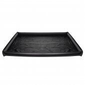 Черная виниловая простынь с надувными краями Nuru Inflatable Vinyl Massage Sheet - XR Brands - купить с доставкой в Миассе