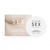 Массажная свеча для всего тела Slow Sex - 50 гр. - Bijoux Indiscrets - купить с доставкой в Миассе