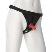 Трусики со штырьком для фиксации насадок Ultra Harness with Plug - Doc Johnson - купить с доставкой в Миассе