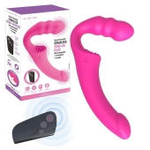 Розовый безремневой страпон Straples Strap-On Dildo - Erokay - купить с доставкой в Миассе