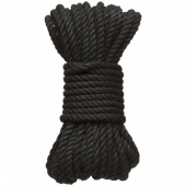 Черная верёвка для связывания и фиксации Bind Tie - 9,14 м. - Doc Johnson - купить с доставкой в Миассе