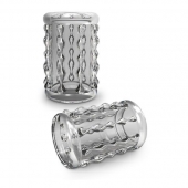 Прозрачная насадка с бороздками STAY HARD COCK SLEEVE 04 CLEAR - Blush Novelties - в Миассе купить с доставкой