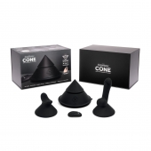 Конусный вибромассажер Cowgirl Cone с 2 насадками - CowGirl - купить с доставкой в Миассе