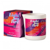 Массажная свеча Light My Fire Coconut с ароматом кокоса - 65 гр. - Love to Love - купить с доставкой в Миассе
