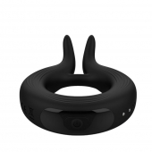 Черное эрекционное кольцо Marry Me Rechargeable Vibrating Cockring - Adrien Lastic - в Миассе купить с доставкой