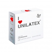 Ультратонкие презервативы Unilatex Ultra Thin - 3 шт. - Unilatex - купить с доставкой в Миассе