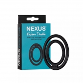 Черное двойное эрекционное кольцо Nexus Enduro Double - Nexus Range - в Миассе купить с доставкой