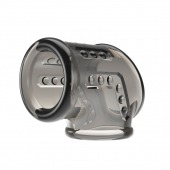 Дымчатая насадка на пенис и мошонку - Baile - в Миассе купить с доставкой