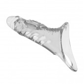 Прозрачная насадка на пенис - 22 см. - Baile - в Миассе купить с доставкой