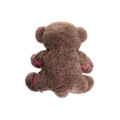 Бондажный набор: бурый мишка с розовыми оковами и наручниками - Pecado - купить с доставкой в Миассе