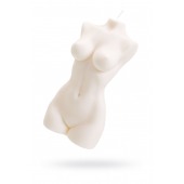 Белая интерьерная свеча в форме женского торса - 850 гр. - Pecado - купить с доставкой в Миассе